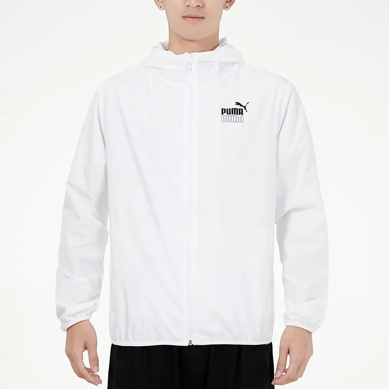 PUMA Athleisure Casual Jacket Men's White-2