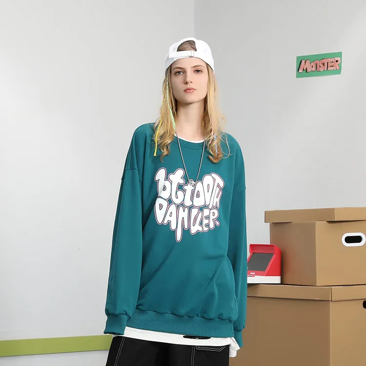 Bt Crew Neck Loose Fit Sweatshirt Unisex-7