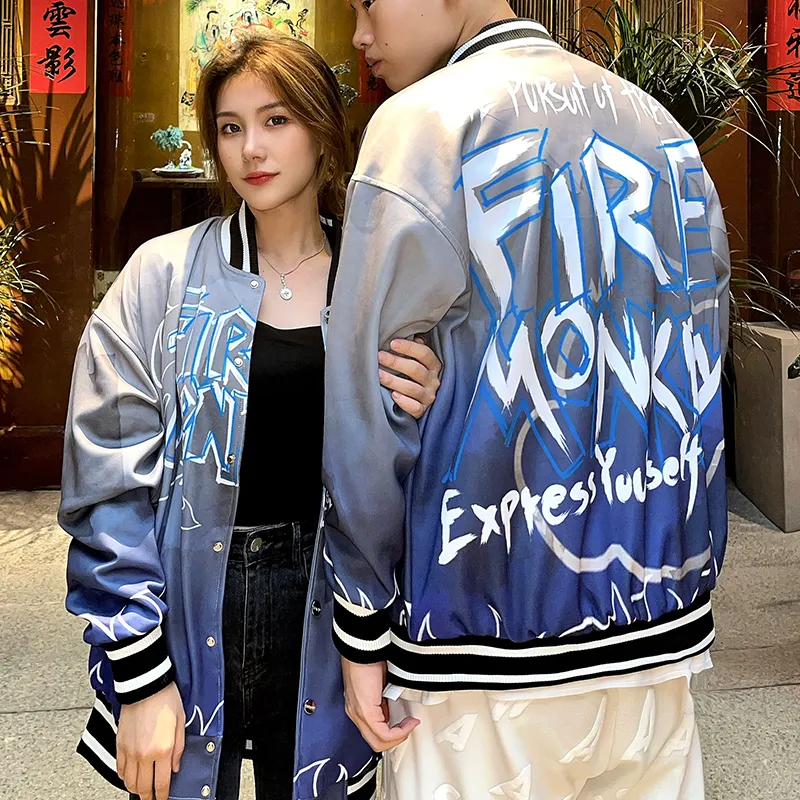 FireMonkey Baseball Jacket Unisex-3