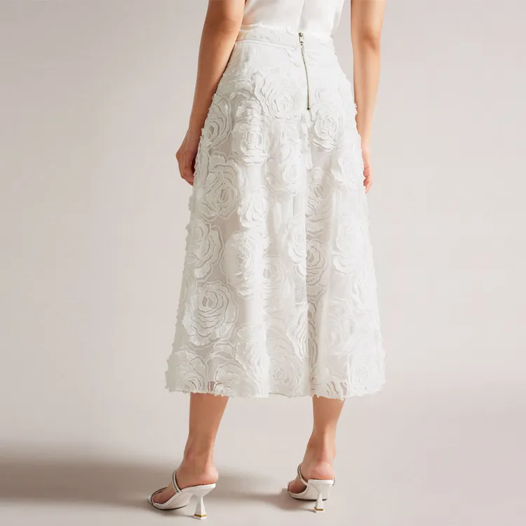 Ted Baker Casual Long Skirts Women's White-1