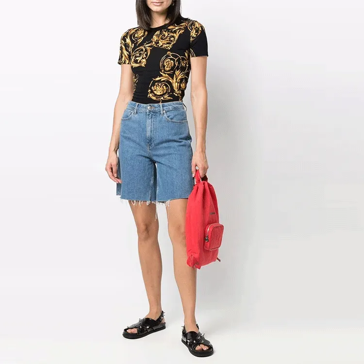 VERSACE JEANS COUTURE T Shirt Women's Black-3