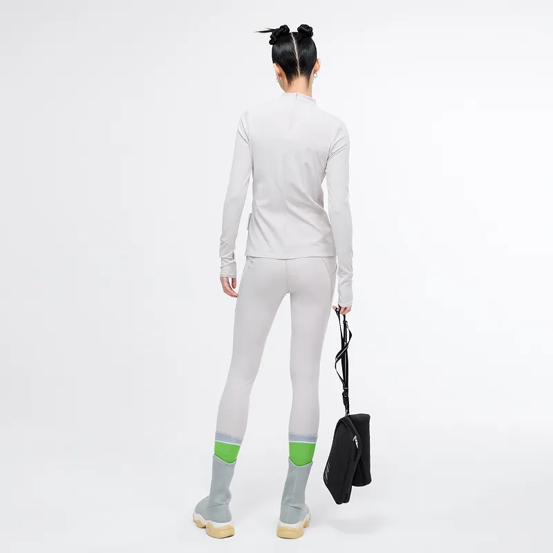 UPON PRO SS22 Slim Fit Pants Pants Women's Light Gray-2