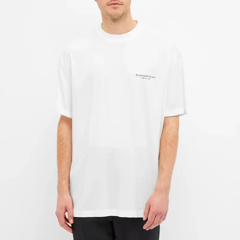 Fear Of God X Ermenegildo Zegna T Shirts Men White-3