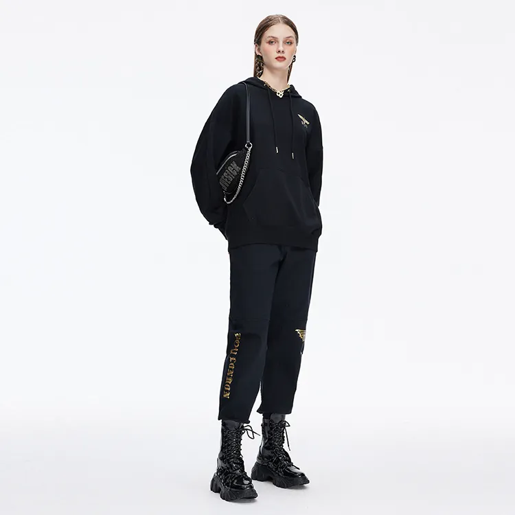 Boy London Knitted Sports Pants Unisex Black-3