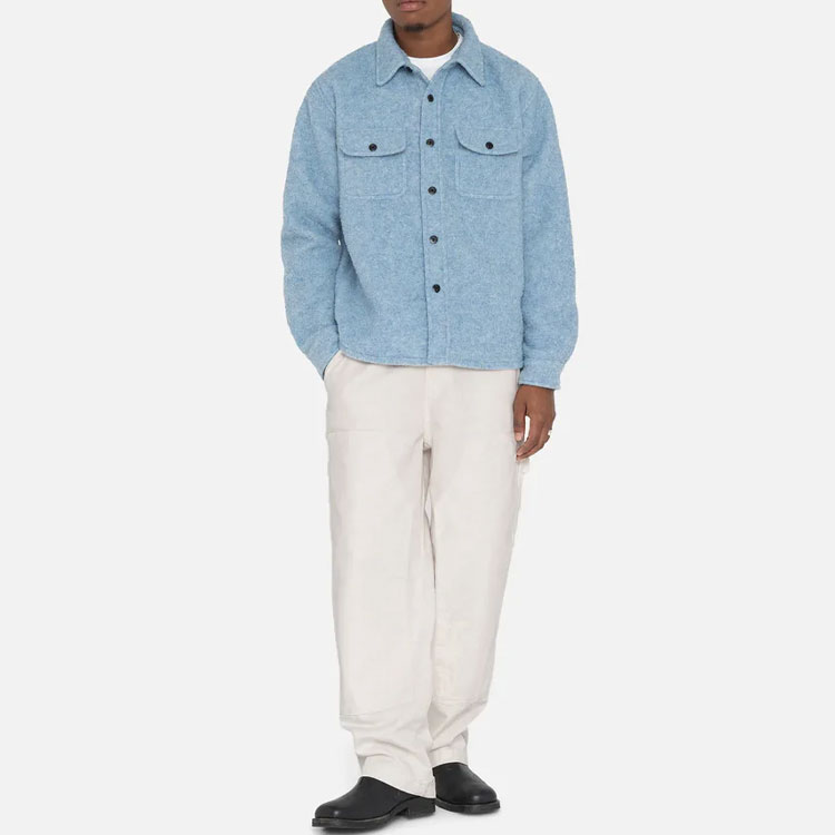 Stussy Casentino Wool Cpo Shirt Green M - POIZON