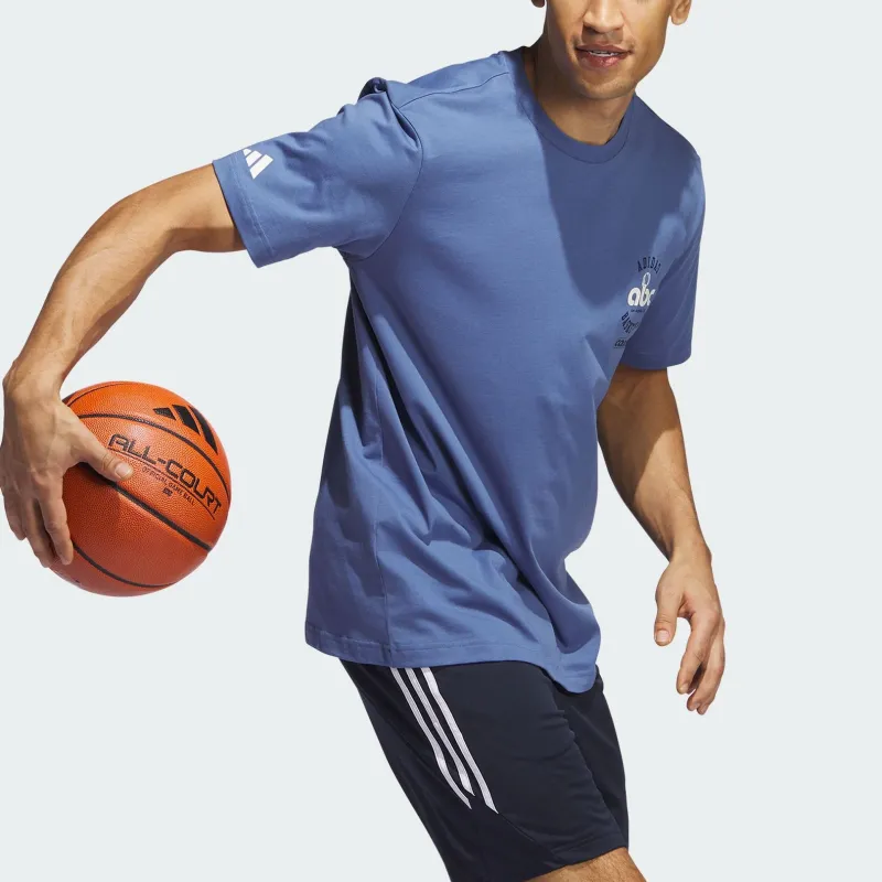 Adidas T Shirts Men Dark Blue-3