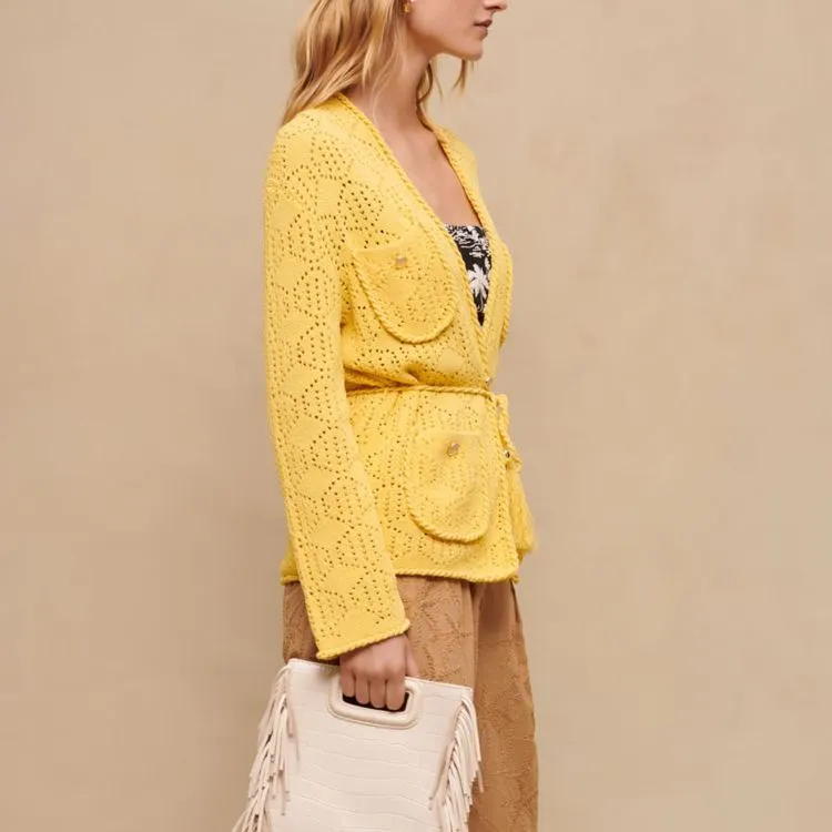 Maje Knitwear Women's Yellow-3