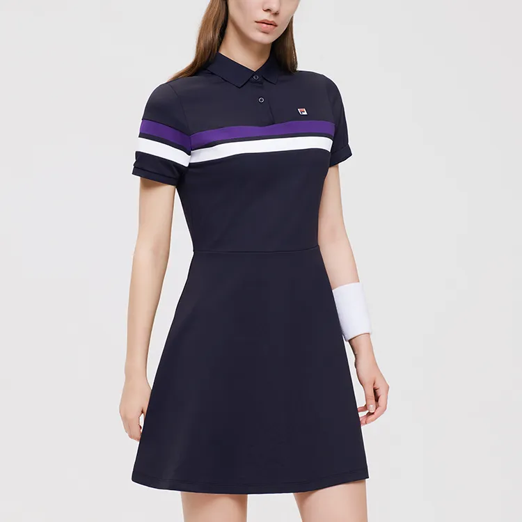 FILA Athletics Short-Sleeved Dresses Women's Royal Blue-3