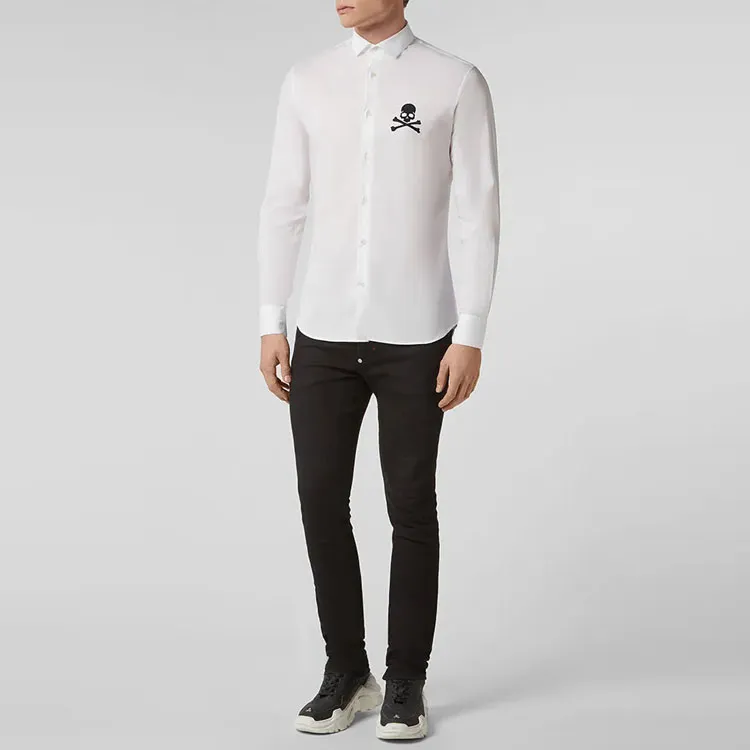PHILIPP PLEIN Shirts Men White-1