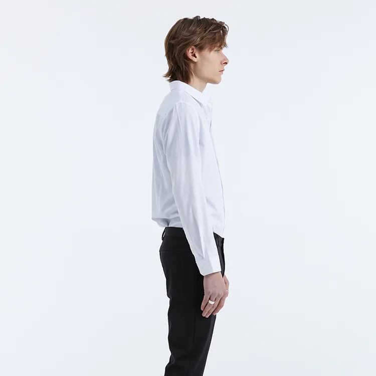 DAVID NAMAN Shirts Men White-6