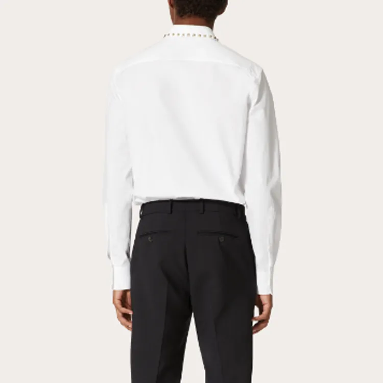 Valentino Stud Detailed Button Up Shirt-2
