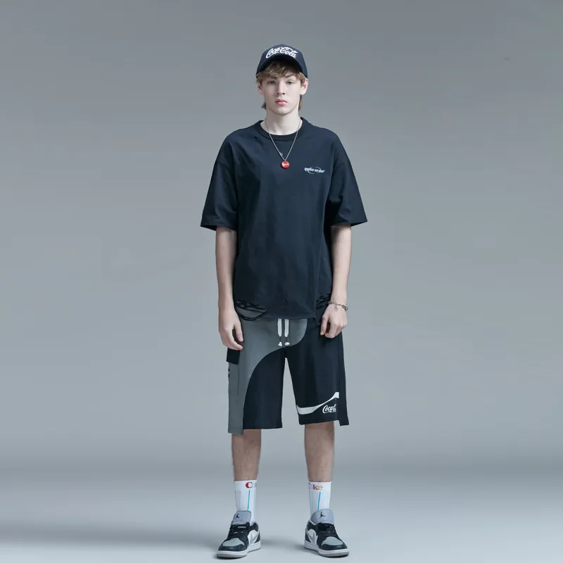 Guuka Loose Fit Shorts Unisex Black-5