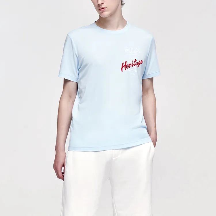 FILA Athletics T-Shirt Men's Light Blue-2