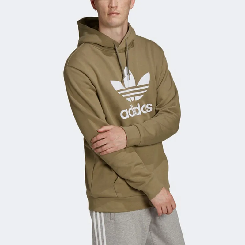 Adidas Originals Trefoil Sweatshirts Men Green-4