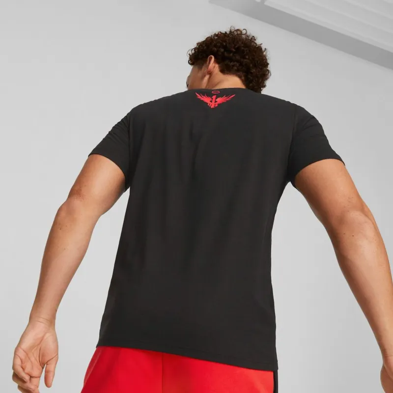 PUMA T Shirts Men Black-3