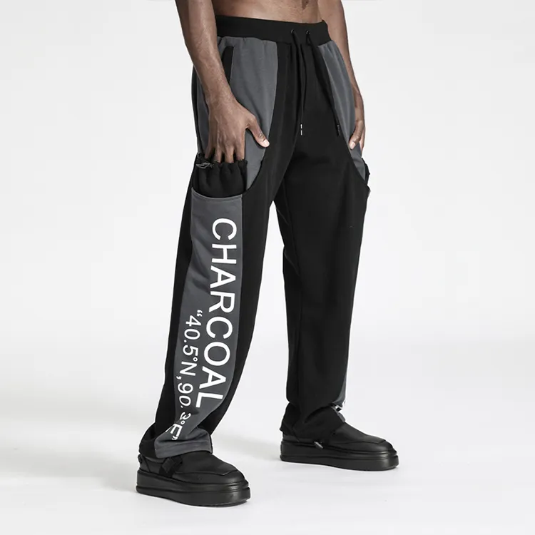 NORVINCY Western Trendy Multicolor Knitted Sweatpants Unisex-4