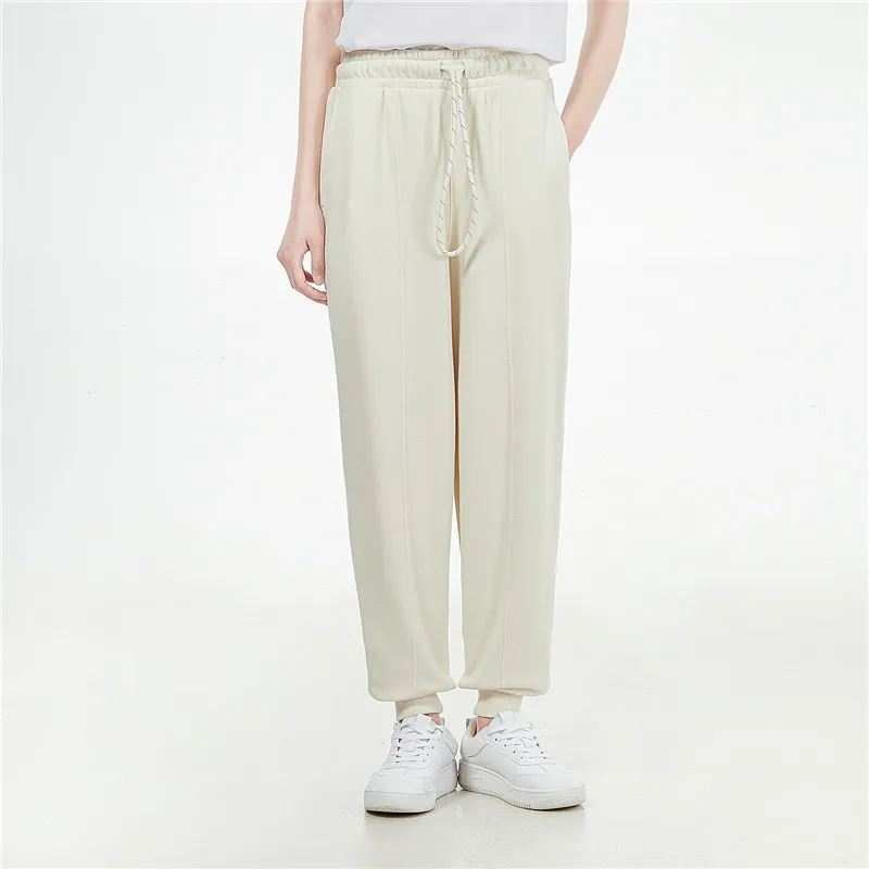 PUMA Knitted Sweatpants Women's Ecru-3