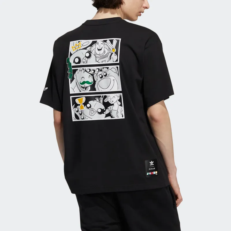 Adidas Originals x Disney T Shirt Men's Black-3