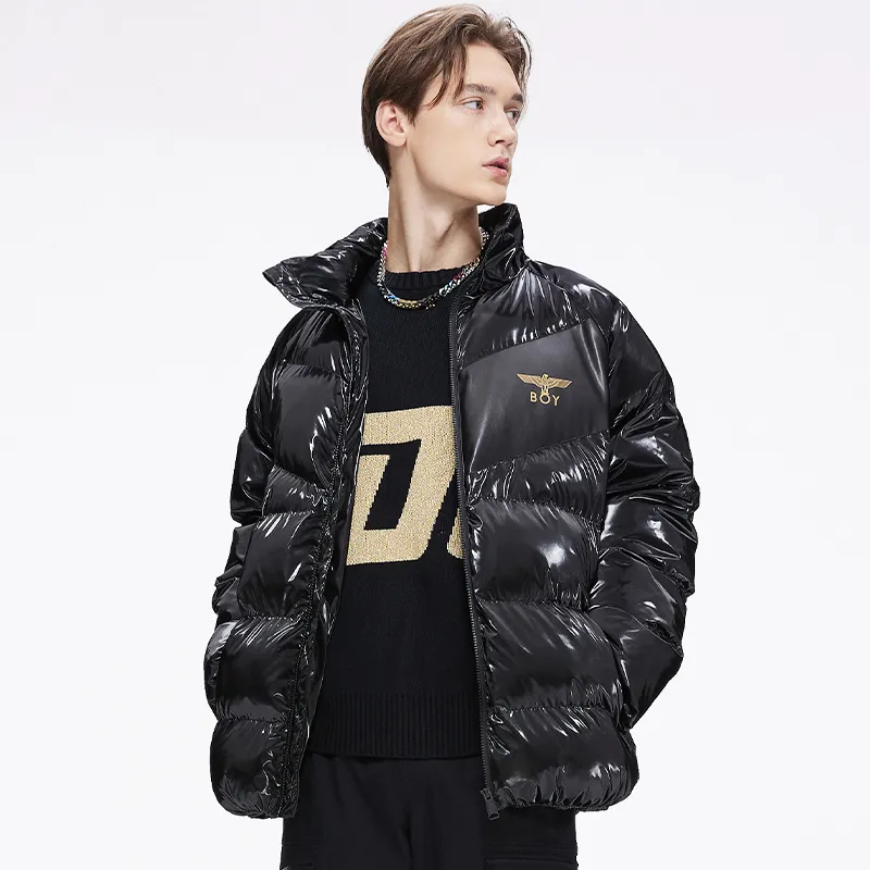 Boy London Puffer Jacket Unisex Black-4
