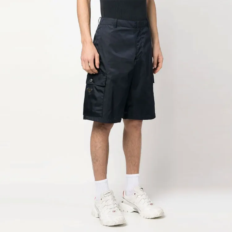 PRADA SS23 Cargo Shorts Men's Marine Blue-3