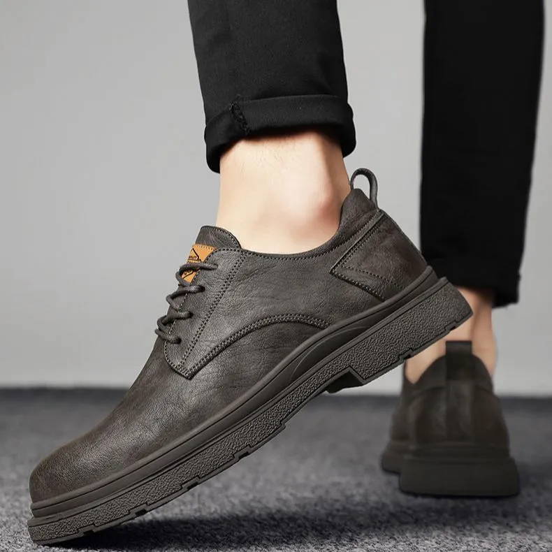 HLA Men's Casual Shoes Men Low Top Black/Gray-11