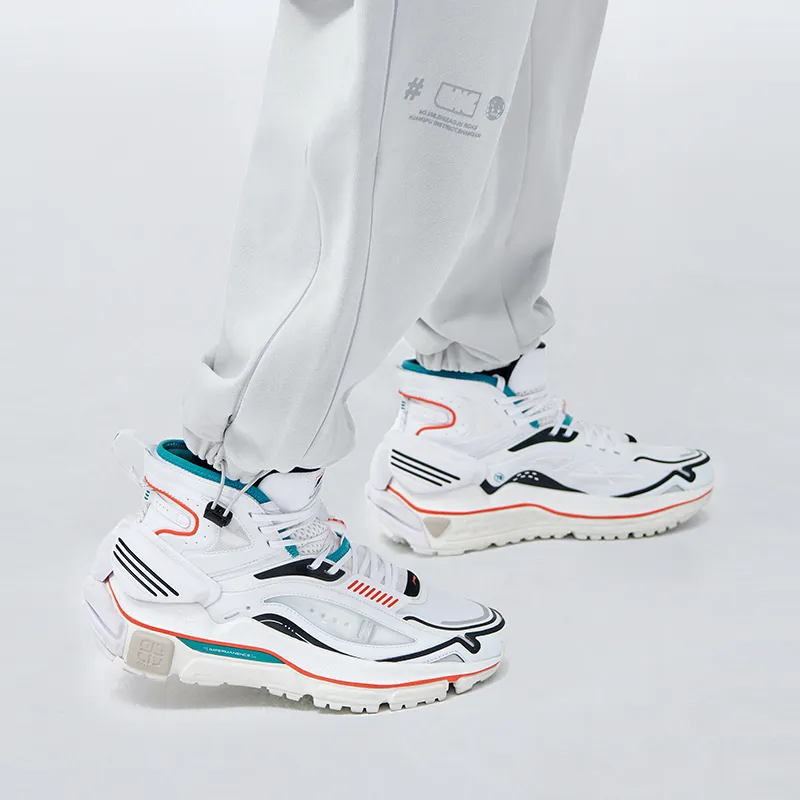 Lining X LNG Chunky Sneakers Men High Top Standard White-6