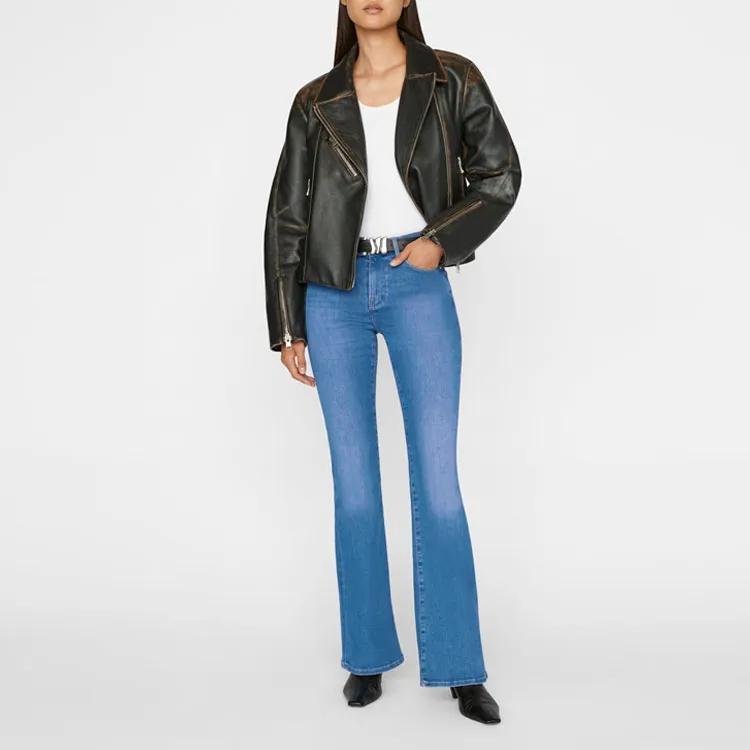 FRAME Le High Flared Jeans-2