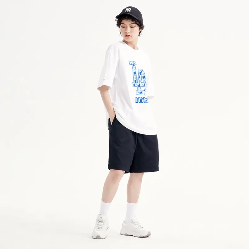 MLB Drop Shoulder Sleeve T-Shirt Unisex Ecru-2