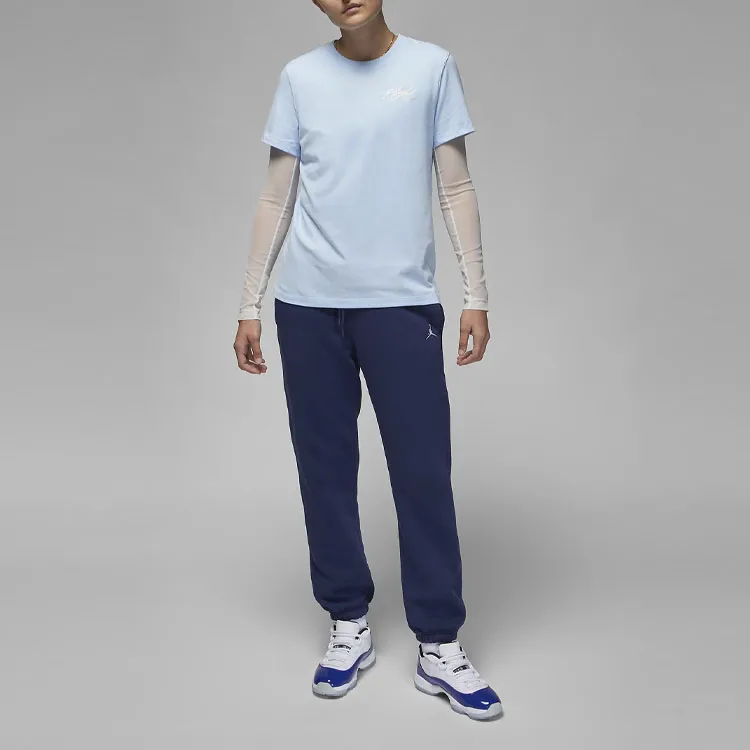 Jordan Flight T Shirts Women's Ice Blue-2