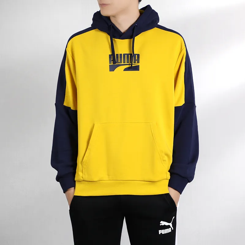 PUMA Sweatshirts Men Yellow-2