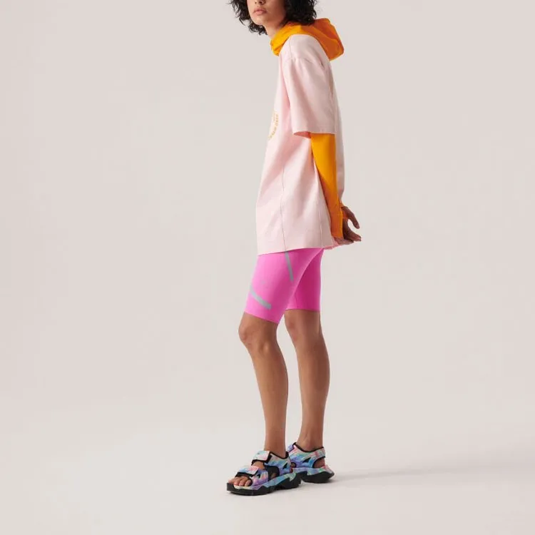 Adidas x Stella McCartney SS23 Sports Shorts Women's Cream Pink-5
