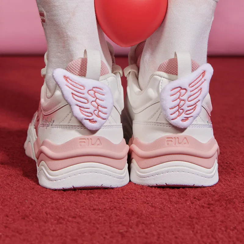 FILA FUSION Kick Sneakers 'White Pink' Women's-5