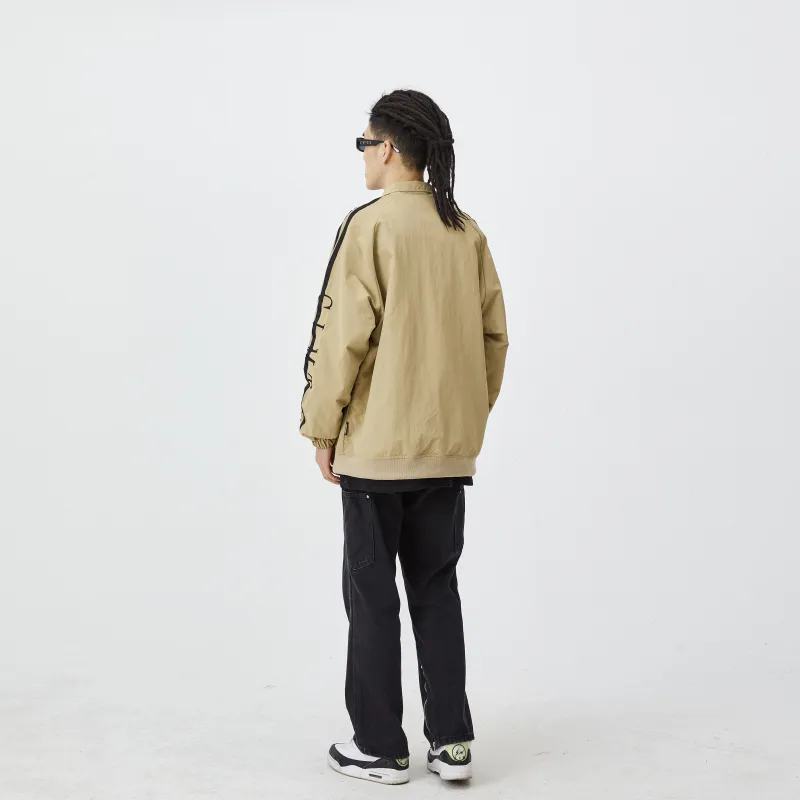 FEICHAI Loose Fit Jacket Unisex Khaki-3