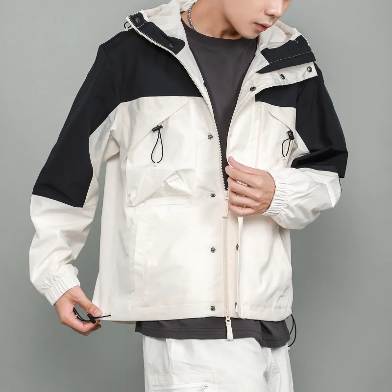 New Balance Jackets Men Ivory-5