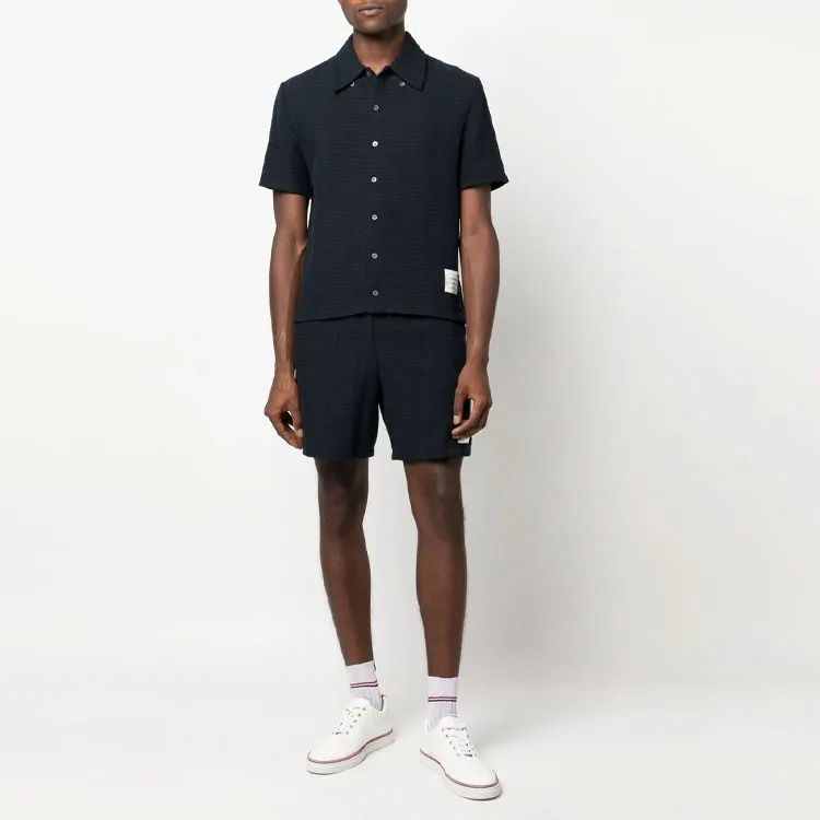 THOM BROWNE· Casual Shorts Men's Blue-1