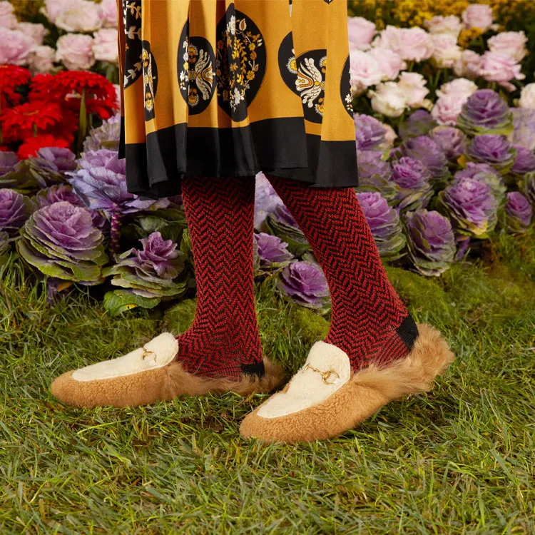 GUCCI Men Knee-high Socks-1