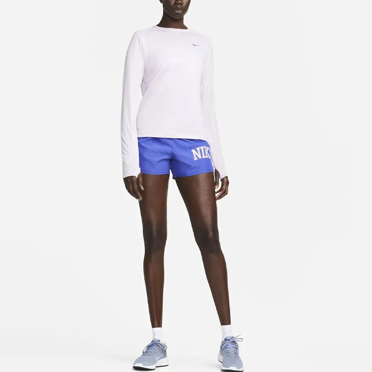 Nike Dri FIT Swoosh Run 10k 'Lapis/Doll' Running Shorts-1