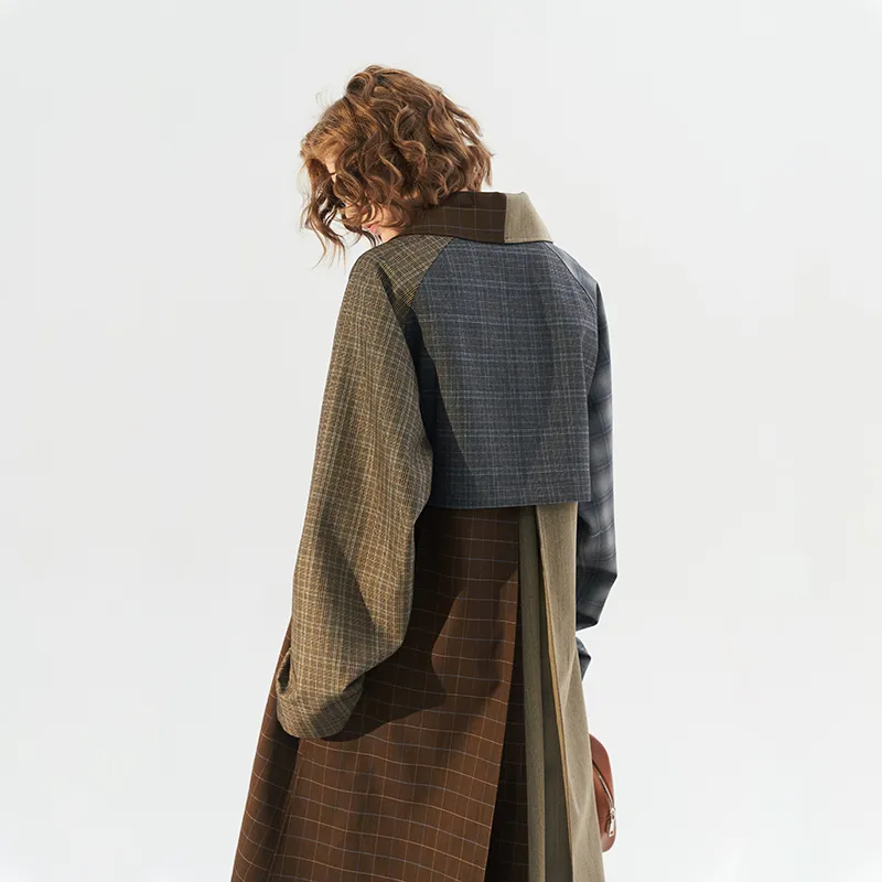 MODITEC Trench Coats Unisex Dark Brown-6