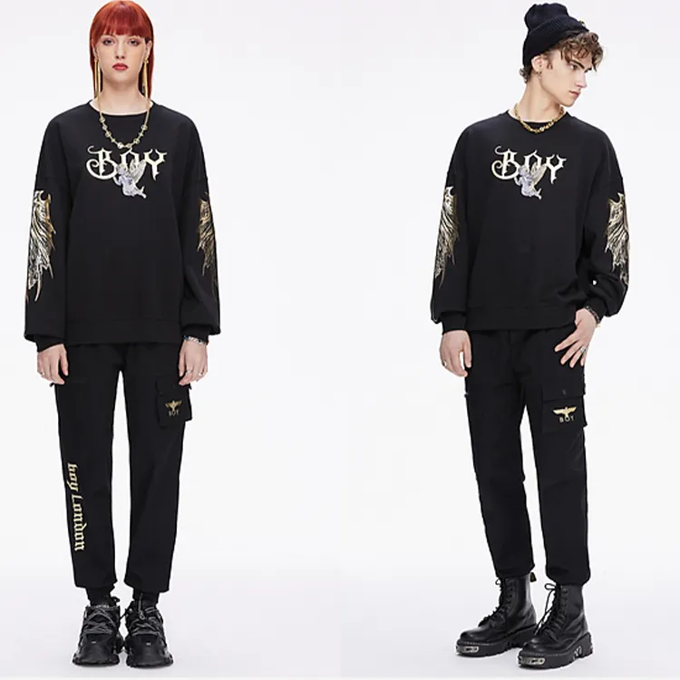 Boy London Sweatshirts Unisex Black-2