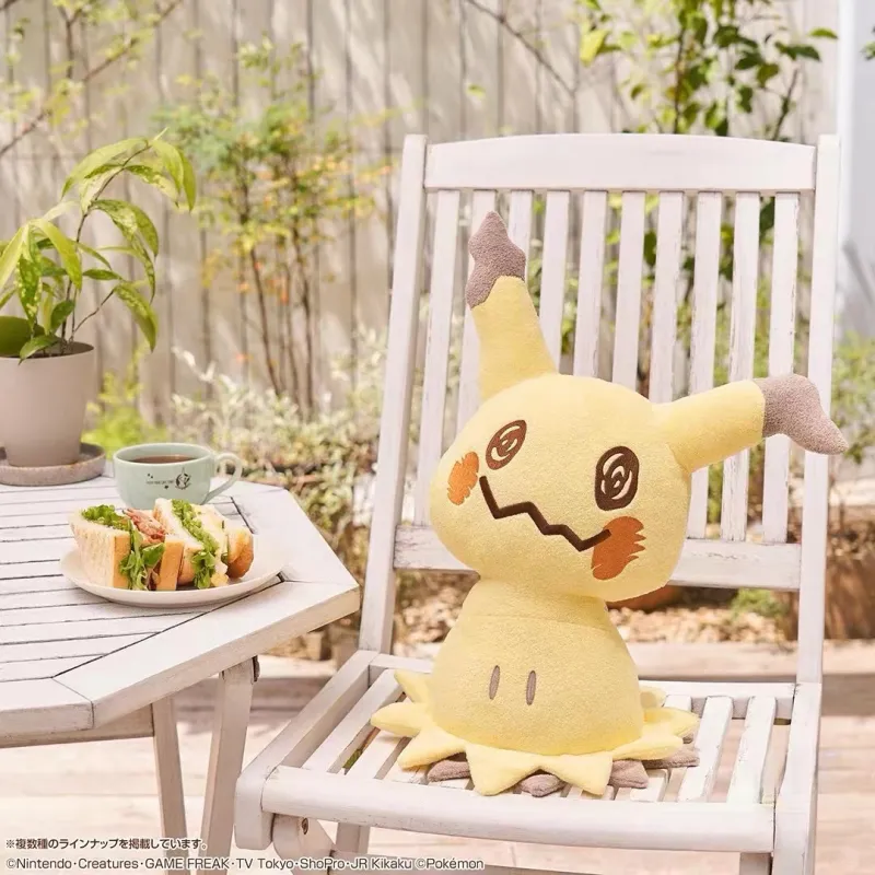 BANPRESTO Enigma Q Pokémon Mimikyu's Coffee Time The Ultimate Reward Dolls Plush Doll 30cm High-2