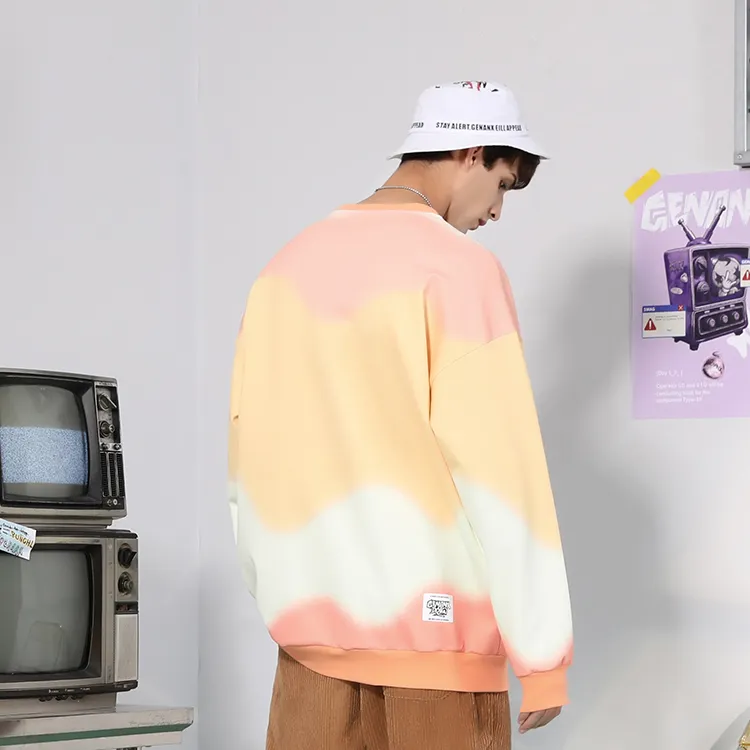 GENANX Crew Neck Loose Fit Sweatshirt Unisex-3