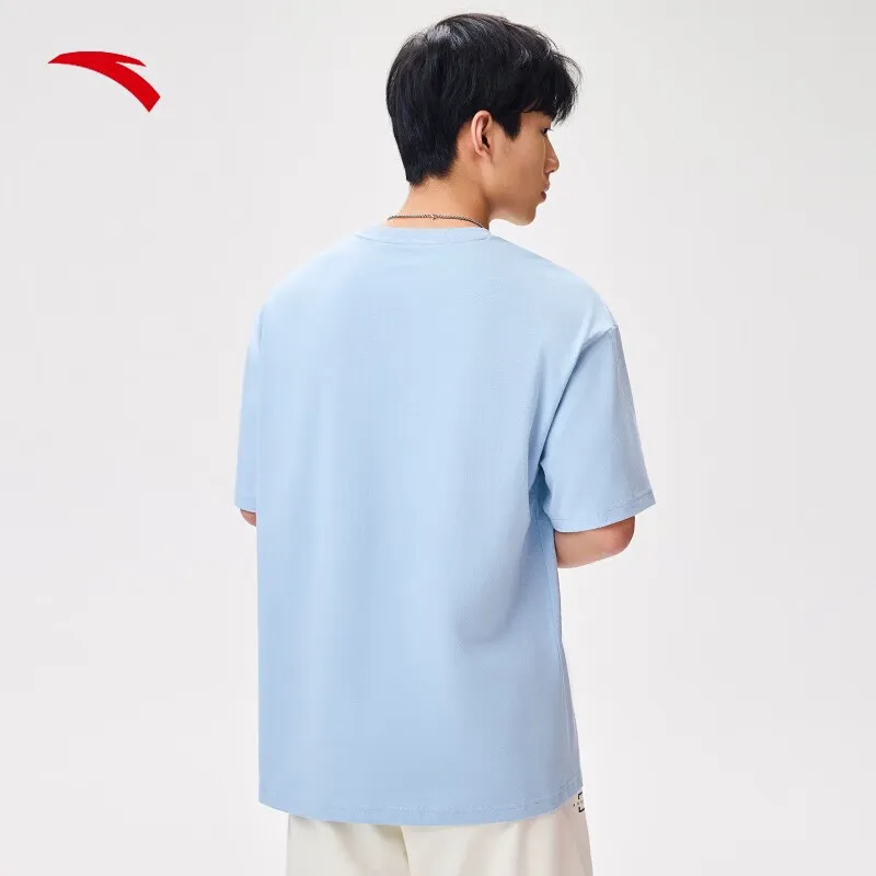 Anta Life Collection T Shirt Unisex Ceramic Blue-2