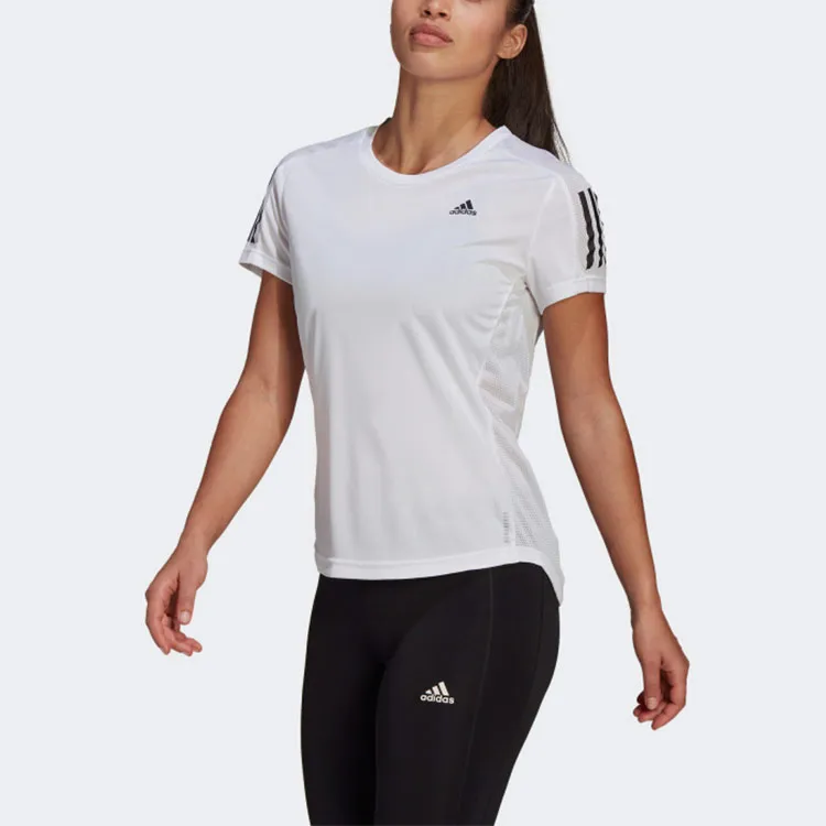 adidas OWN THE RUN Women's Crewneck T-Shirt White-1