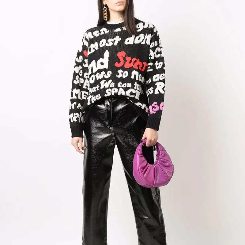 MSGM FW21 Sweater Women's Black-2