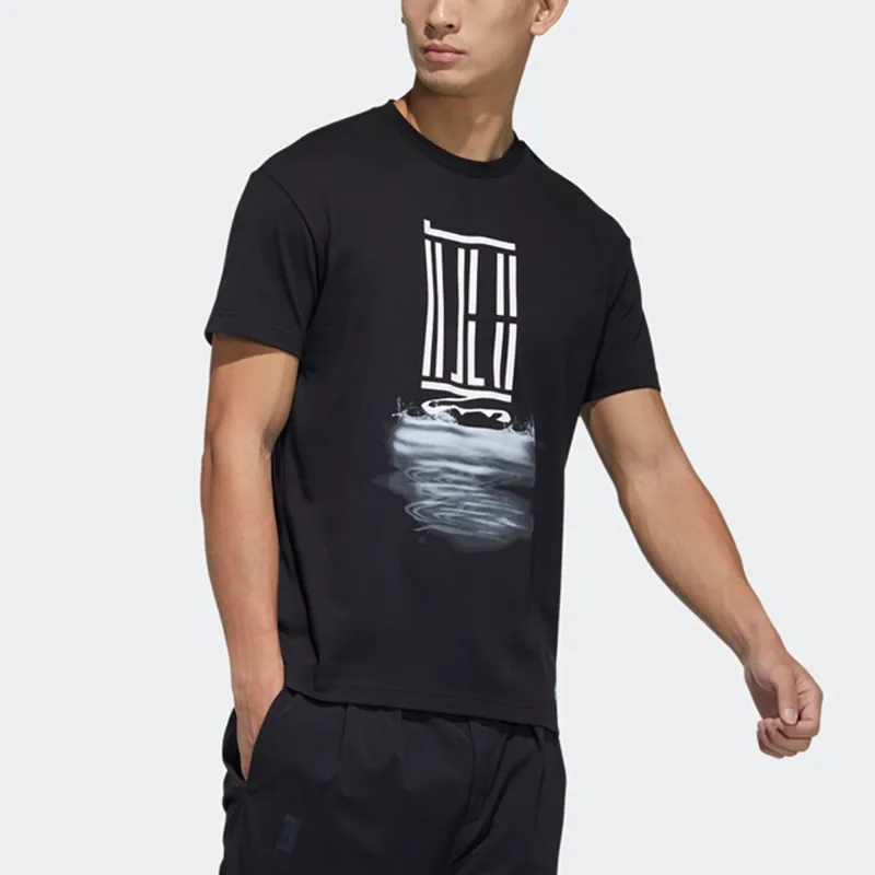 Adidas Wuji Series T Shirts Men Black-2