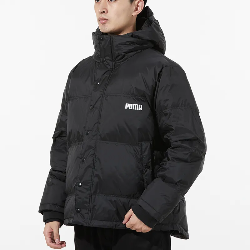 PUMA Down Jackets Men Black-4