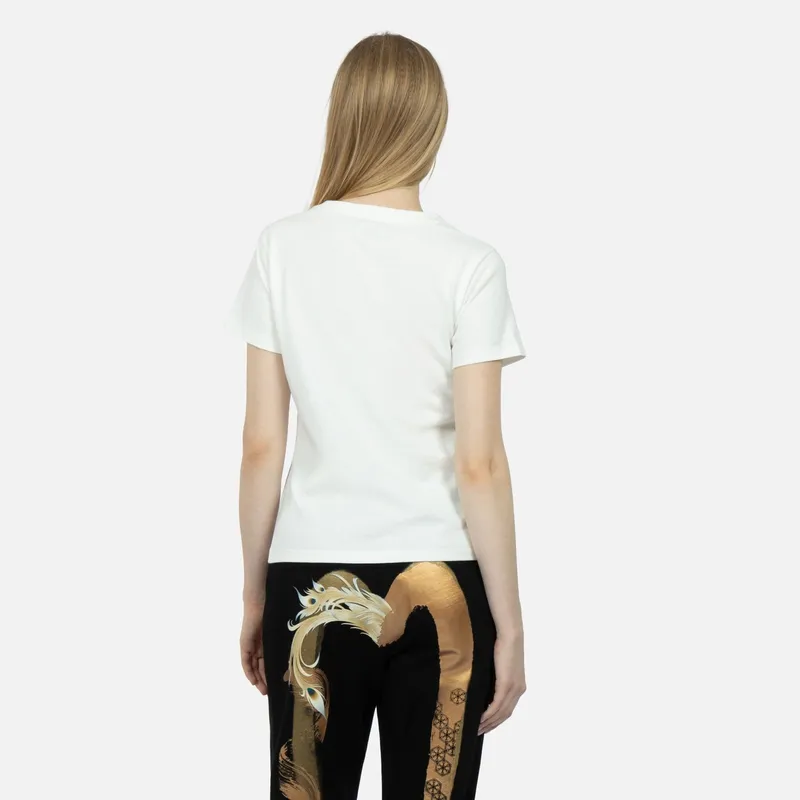 EVISU SS23 Batwing Sleeve T Shirt Women's-2