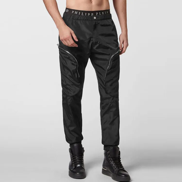 PHILIPP PLEIN Knitted Sweatpants Men Black-1