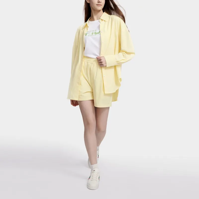 FILA Shirt Women's Duckling Yellow-3