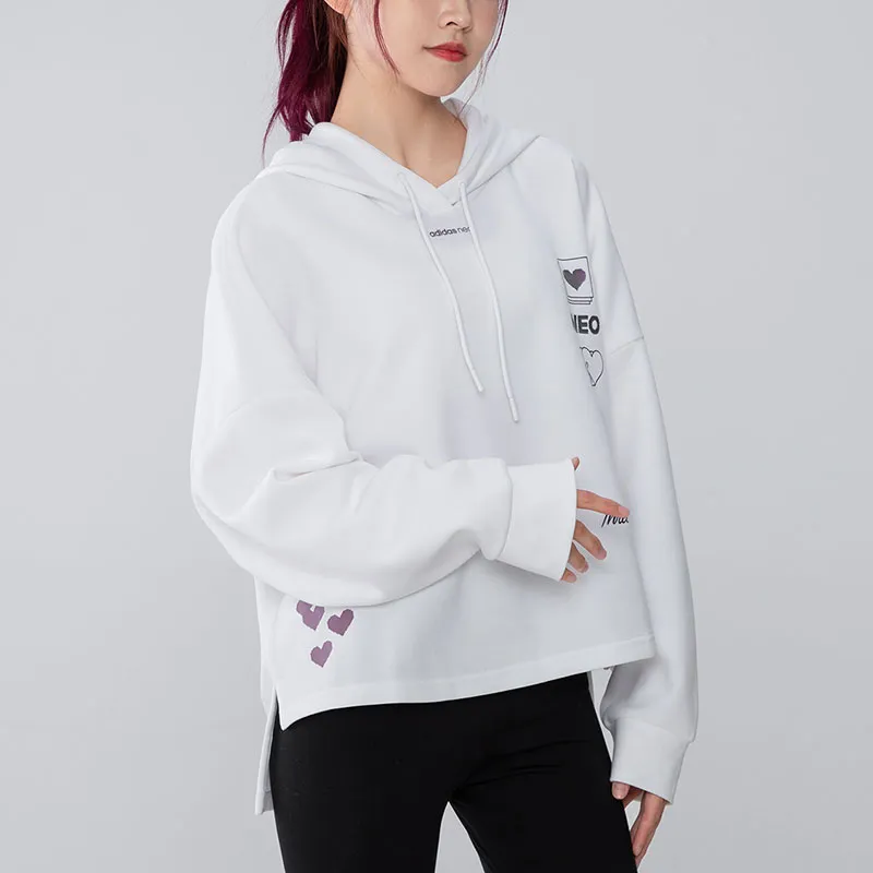 Adidas Sweatshirts Women's White-4